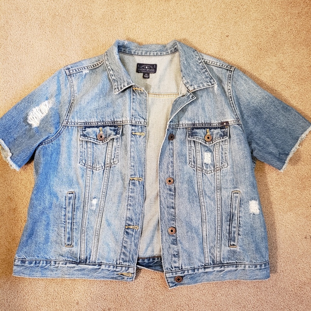 Lucky Brand Short Sleeved Denim Jacket